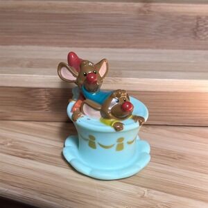 Little People Cinderella Gus & Jaq in Teacup Figure Fisher Price Disney Princess